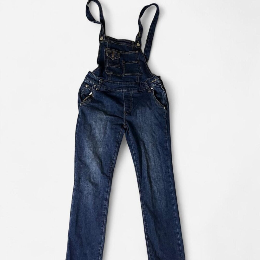 Free People Denim Overalls Size W25 Blue Denim Jumpsuit backless Boho Festival